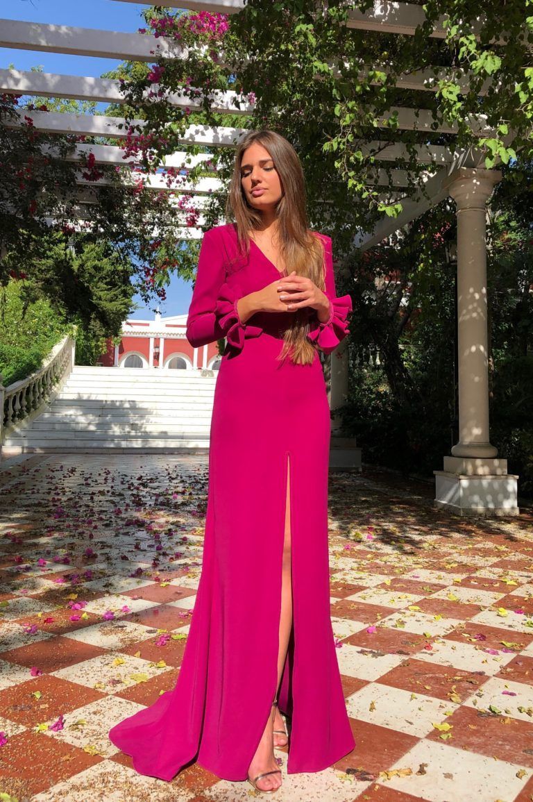 Vestido Ana buganvilla | Rocío Osorno
