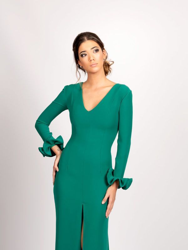 Rocío Osorno | Vestido Ana verde