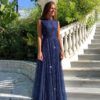 Vestido Claudia azul | Rocío Osorno