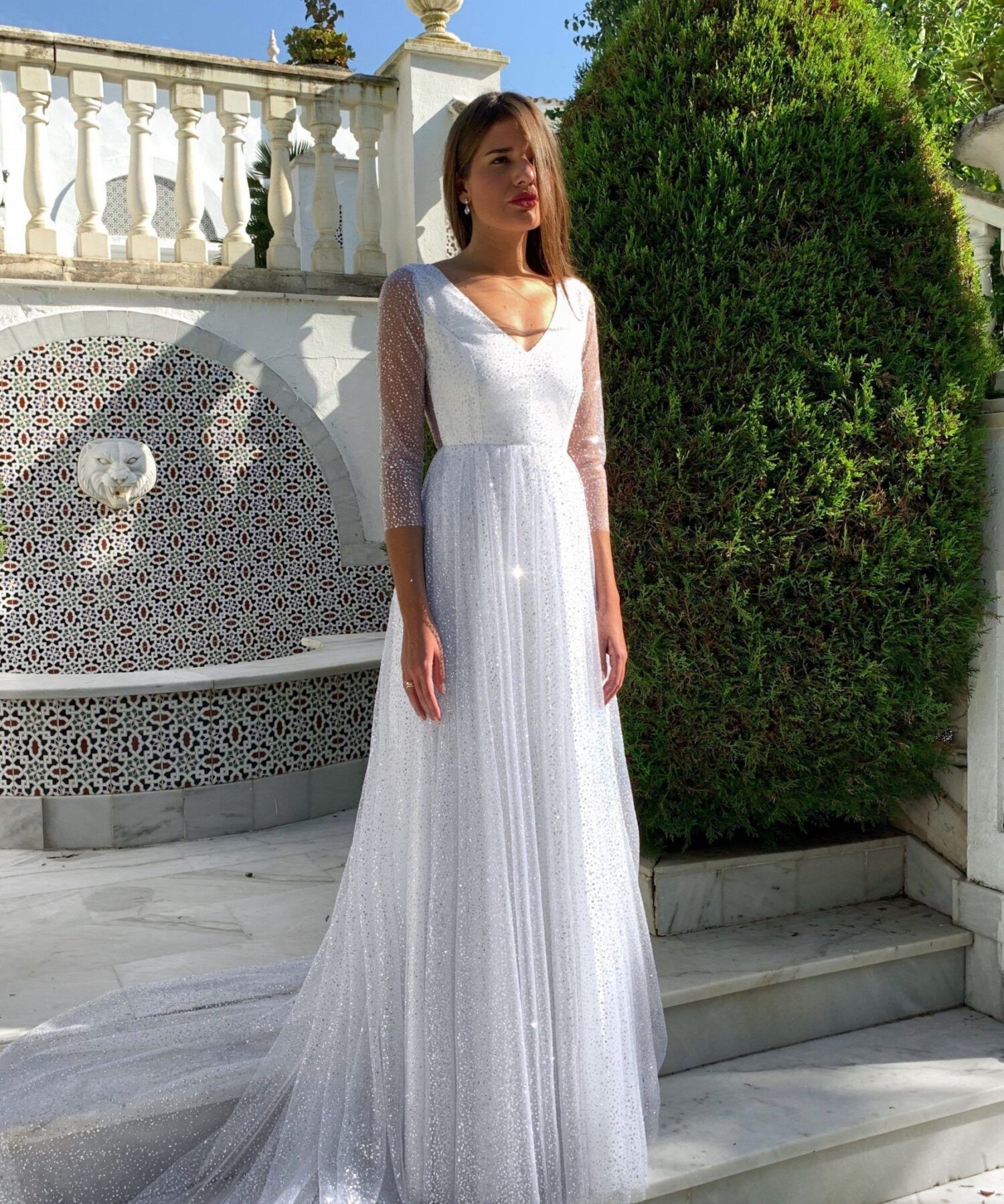 Vestido Esmeralda blanco | Rocío Osorno