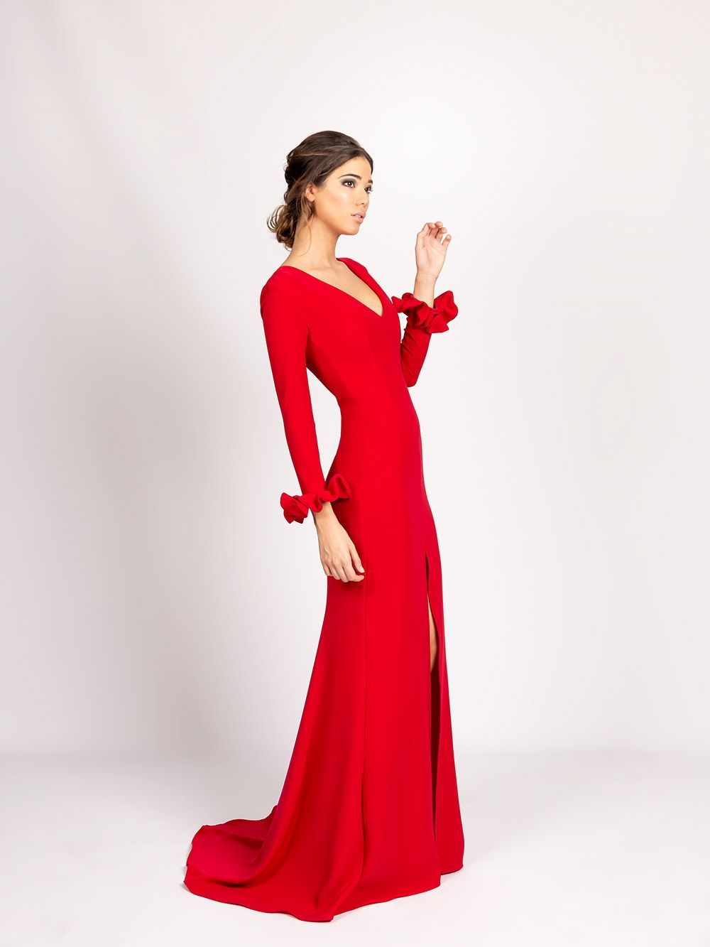 Escarpa cristal compilar Vestido Ana rojo – Rocío Osorno